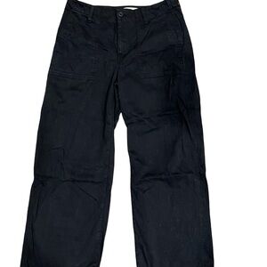 Madewell Women's Black Wide Leg Pants